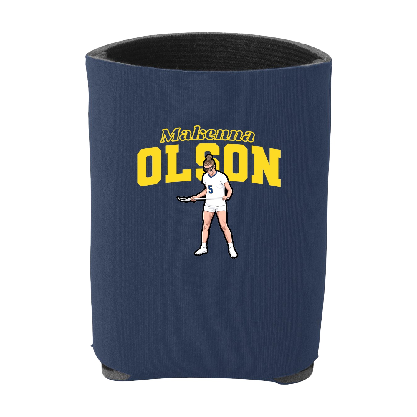 Can Holder — Name Arch in Navy
