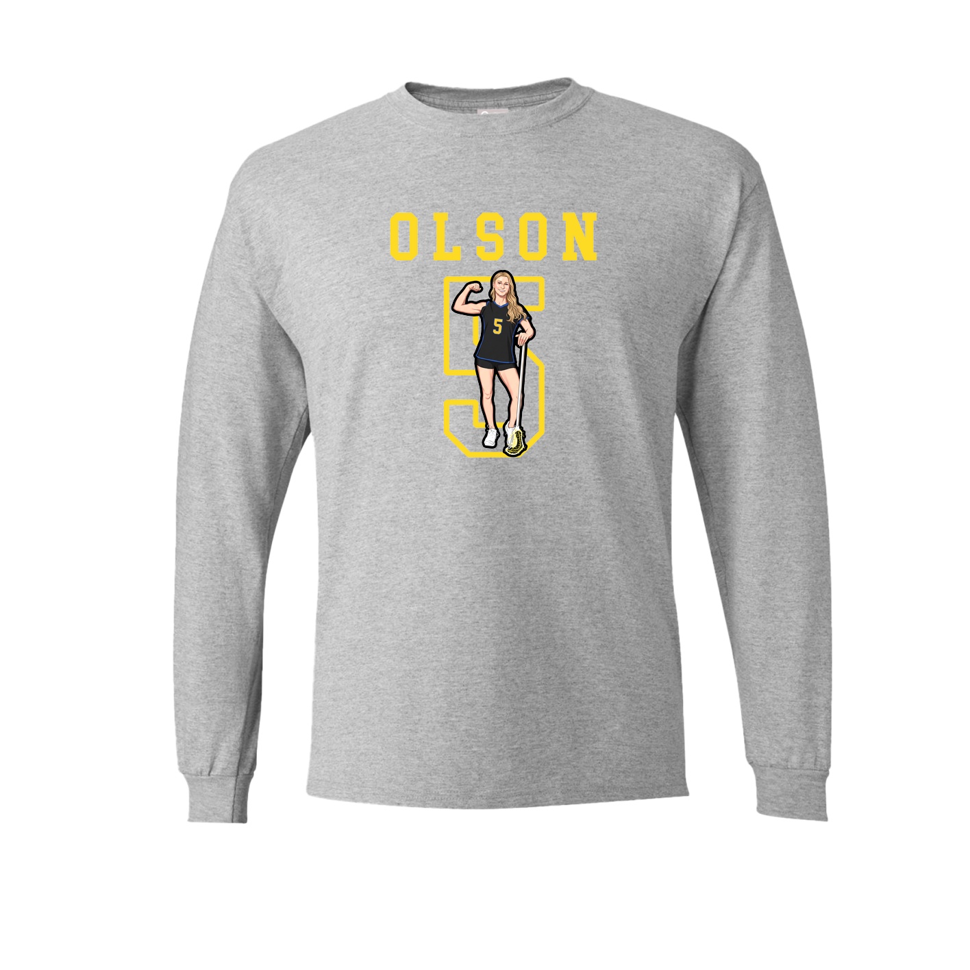 Long Sleeve Tee — Shirsey in Grey