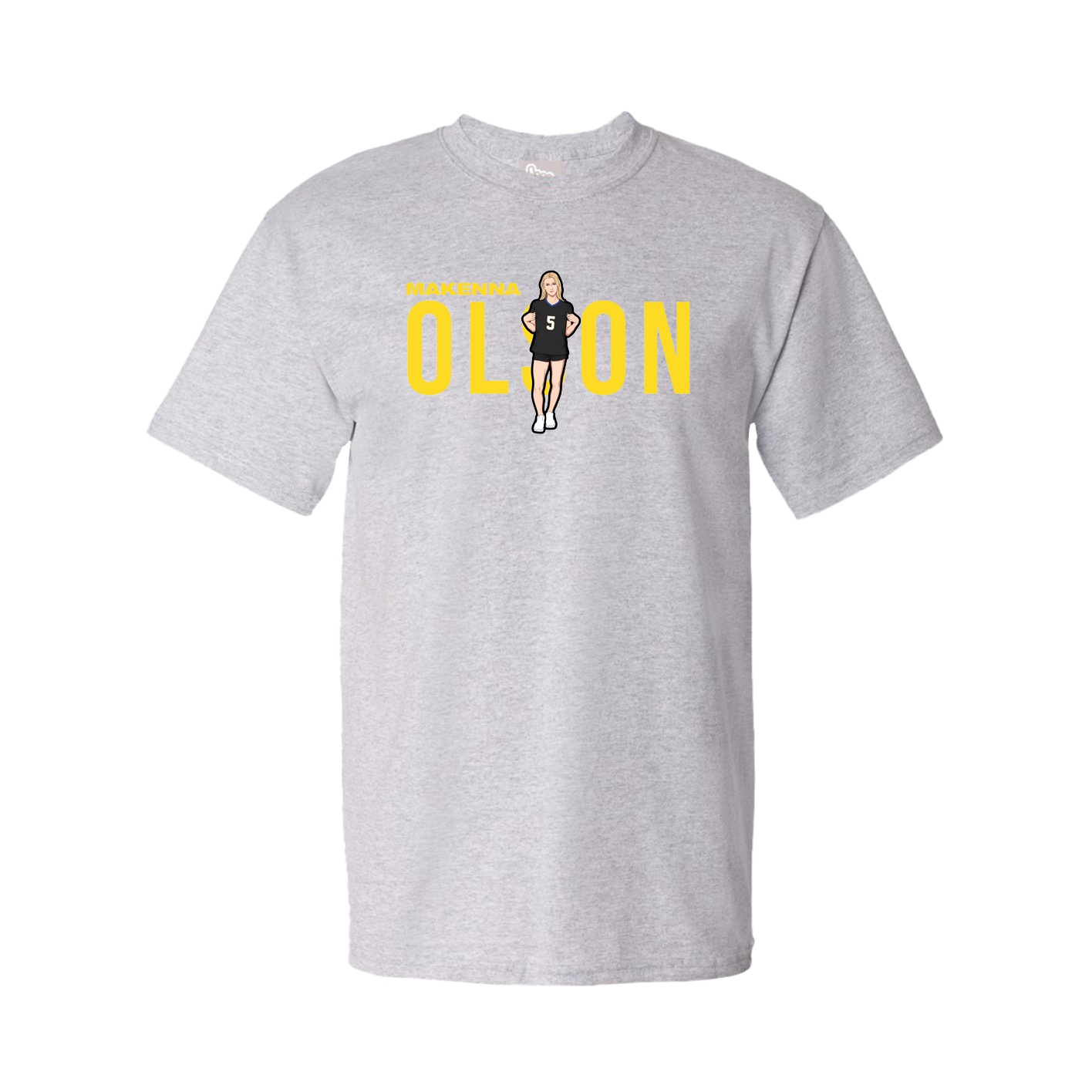 Tee — Player Name in Grey