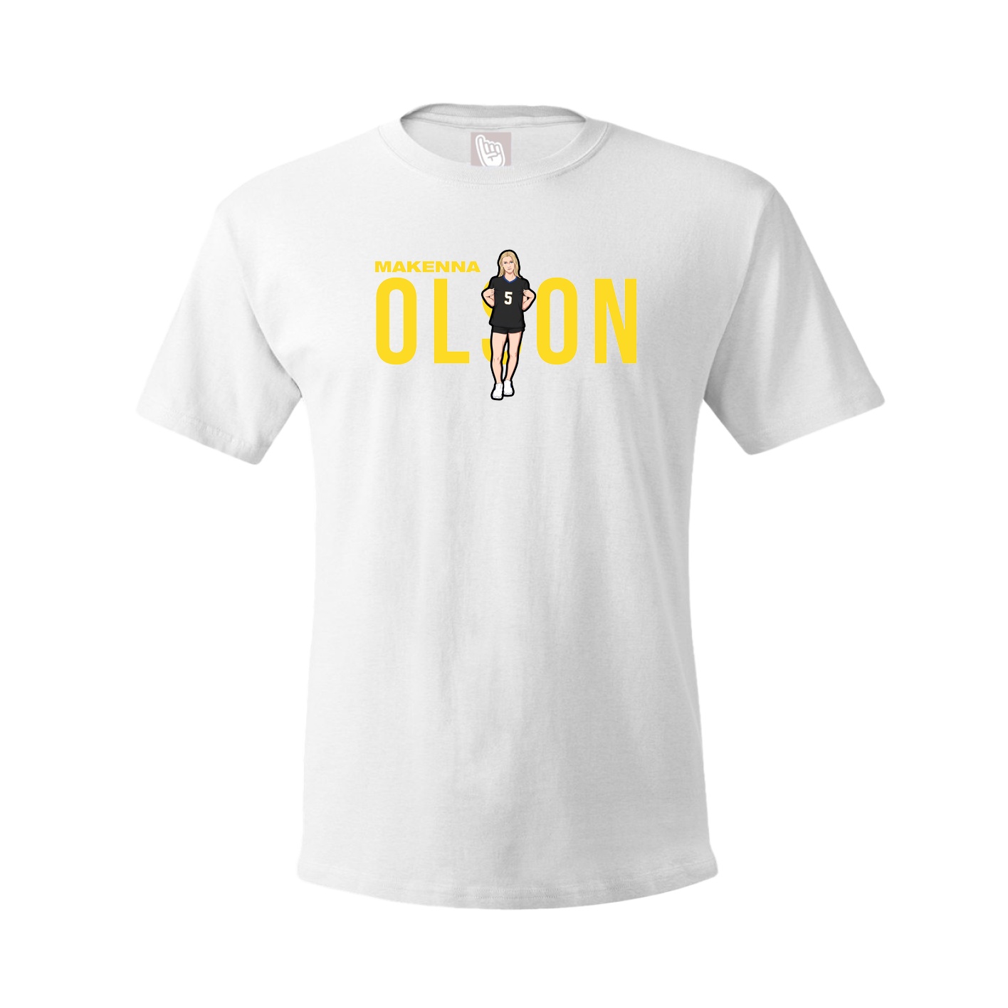 Tee — Player Name in White