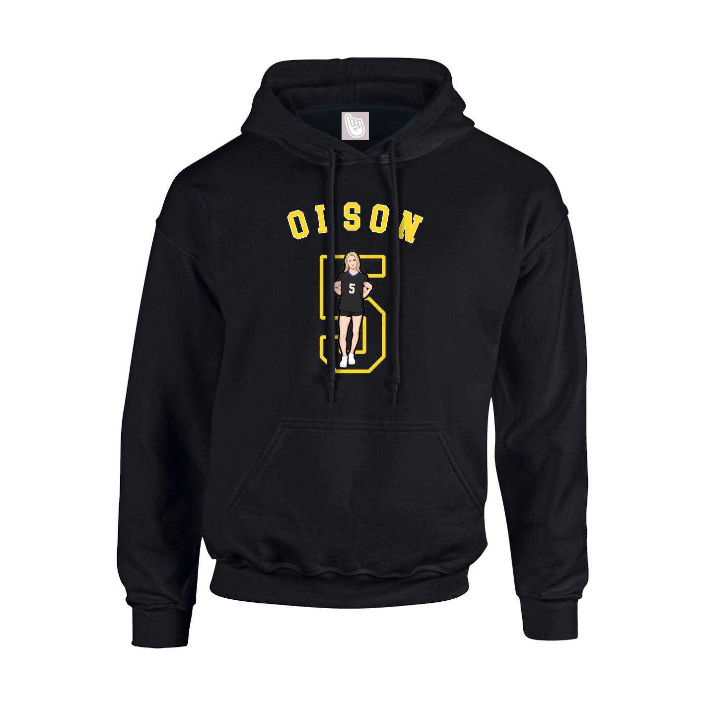 Youth Hoodie — Shirsey Arch in Black