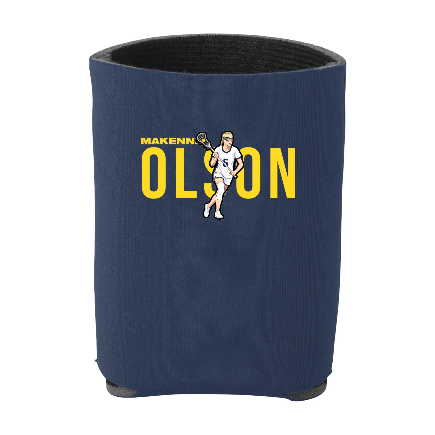 Can Holder — Player Name in Navy
