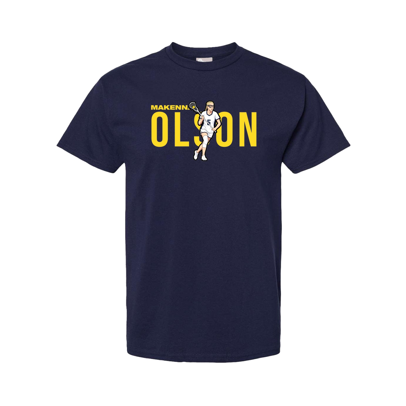 Tee — Player Name in Navy