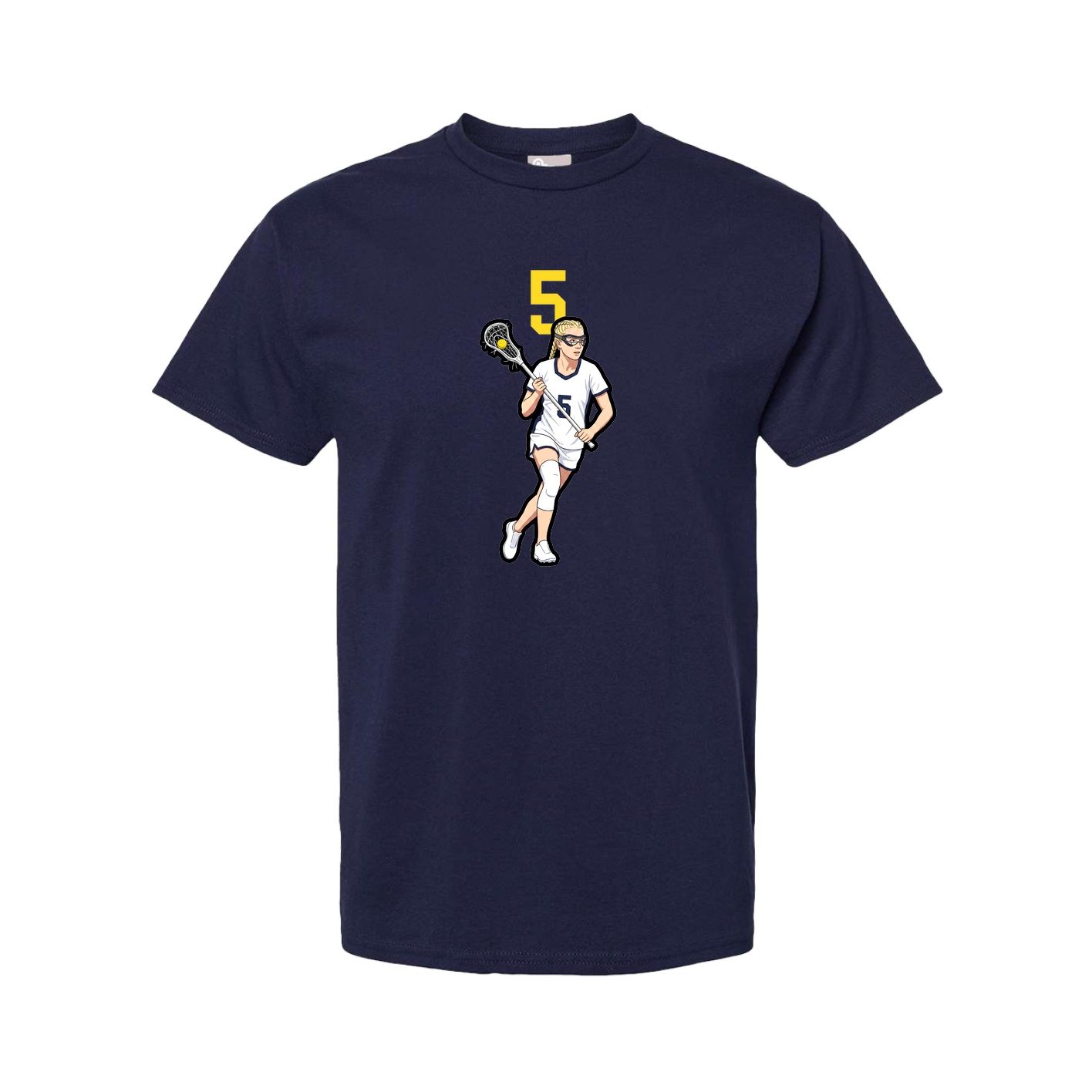 Youth Tee — Number Top in Navy
