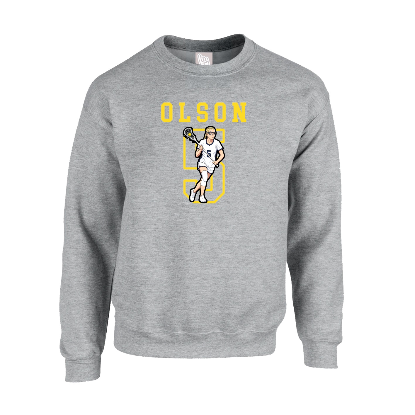 Fleece Crew — Shirsey in Grey