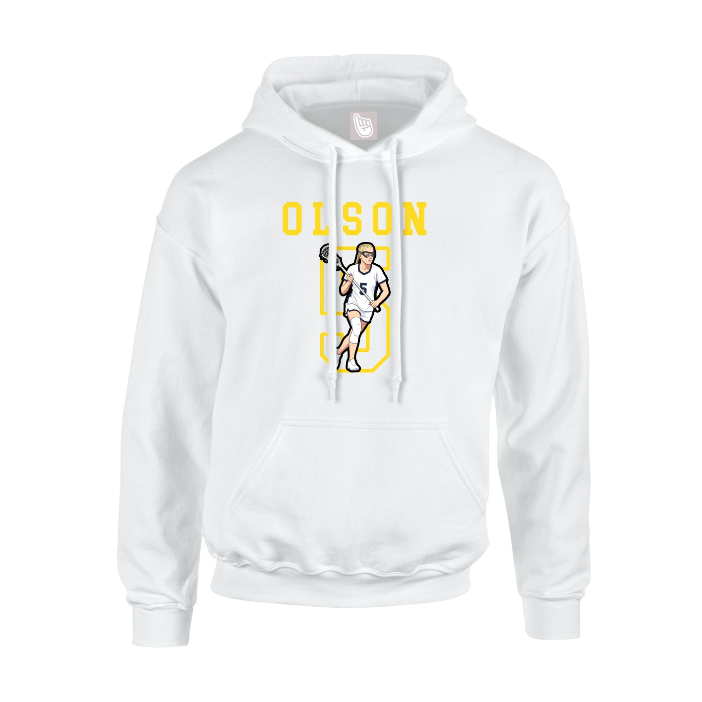 Youth Hoodie — Shirsey in White