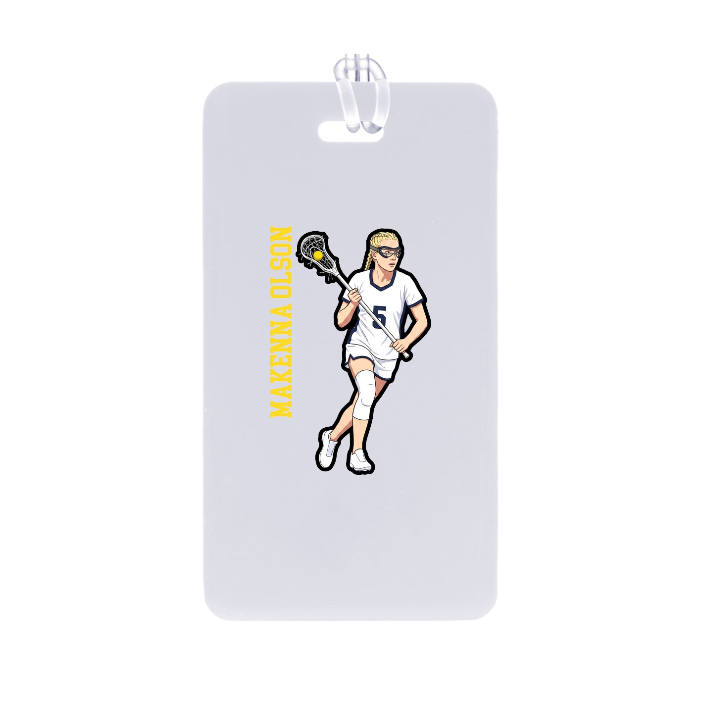 Bag Tag — Name Vertical in Classic