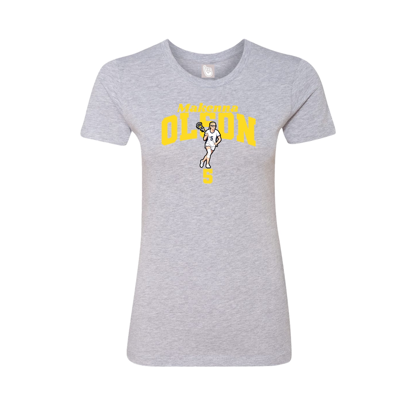 Womens Tee — Signature Arch in Grey