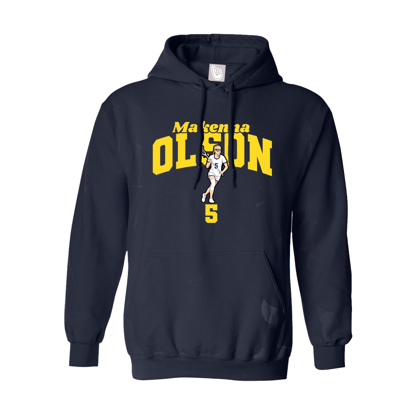 Hoodie — Signature Arch in Navy