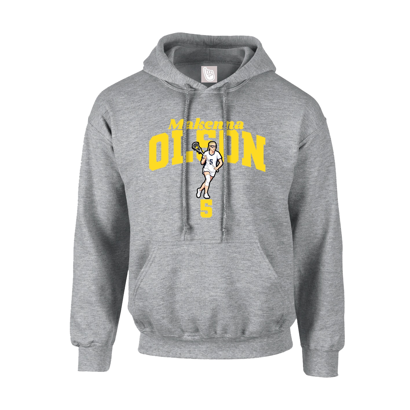 Hoodie — Signature Arch in Grey