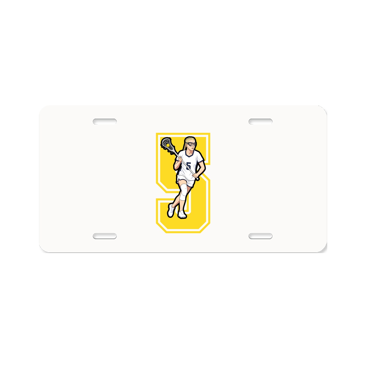 License Plate — Number in Classic