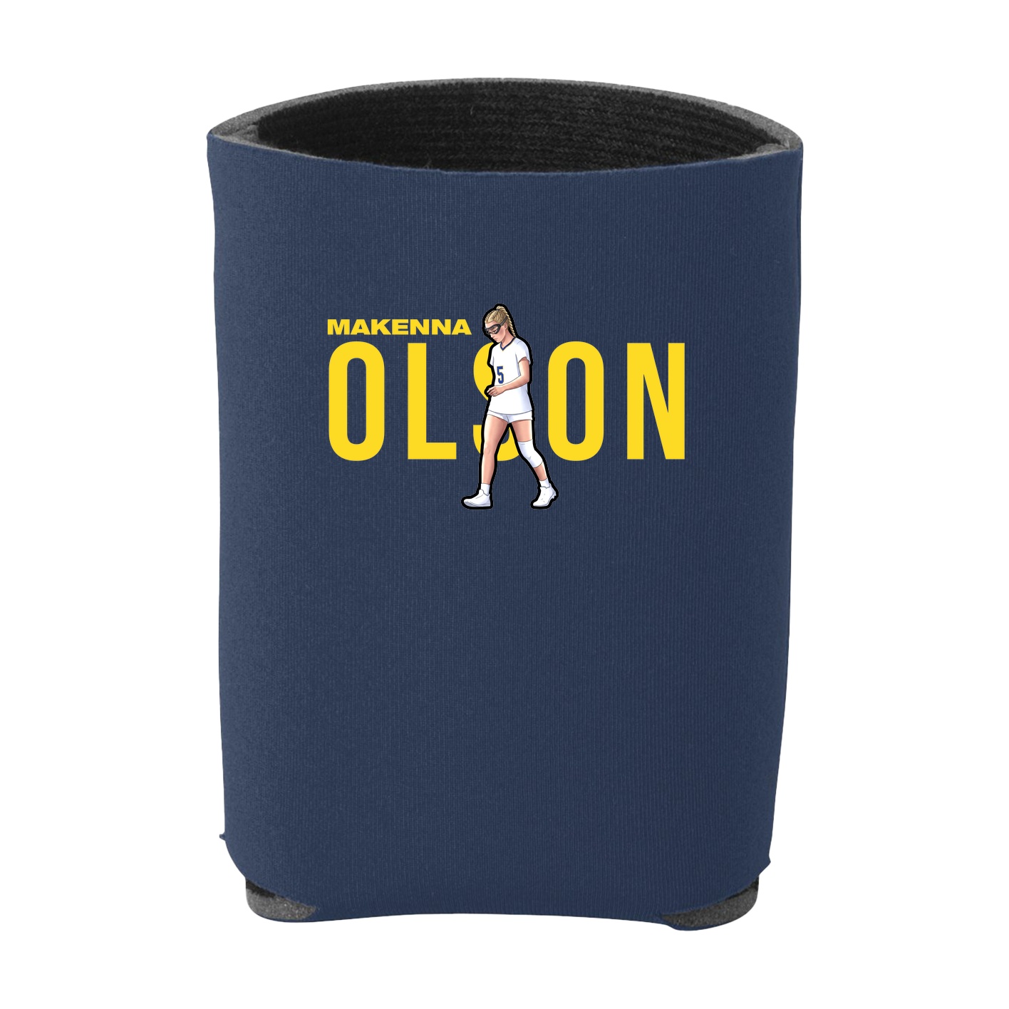 Can Holder — Player Name in Navy