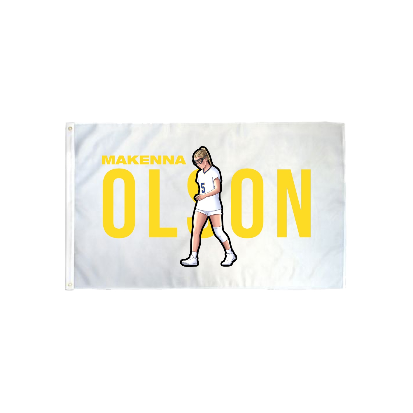 3x5 Flag — Player Name in Classic