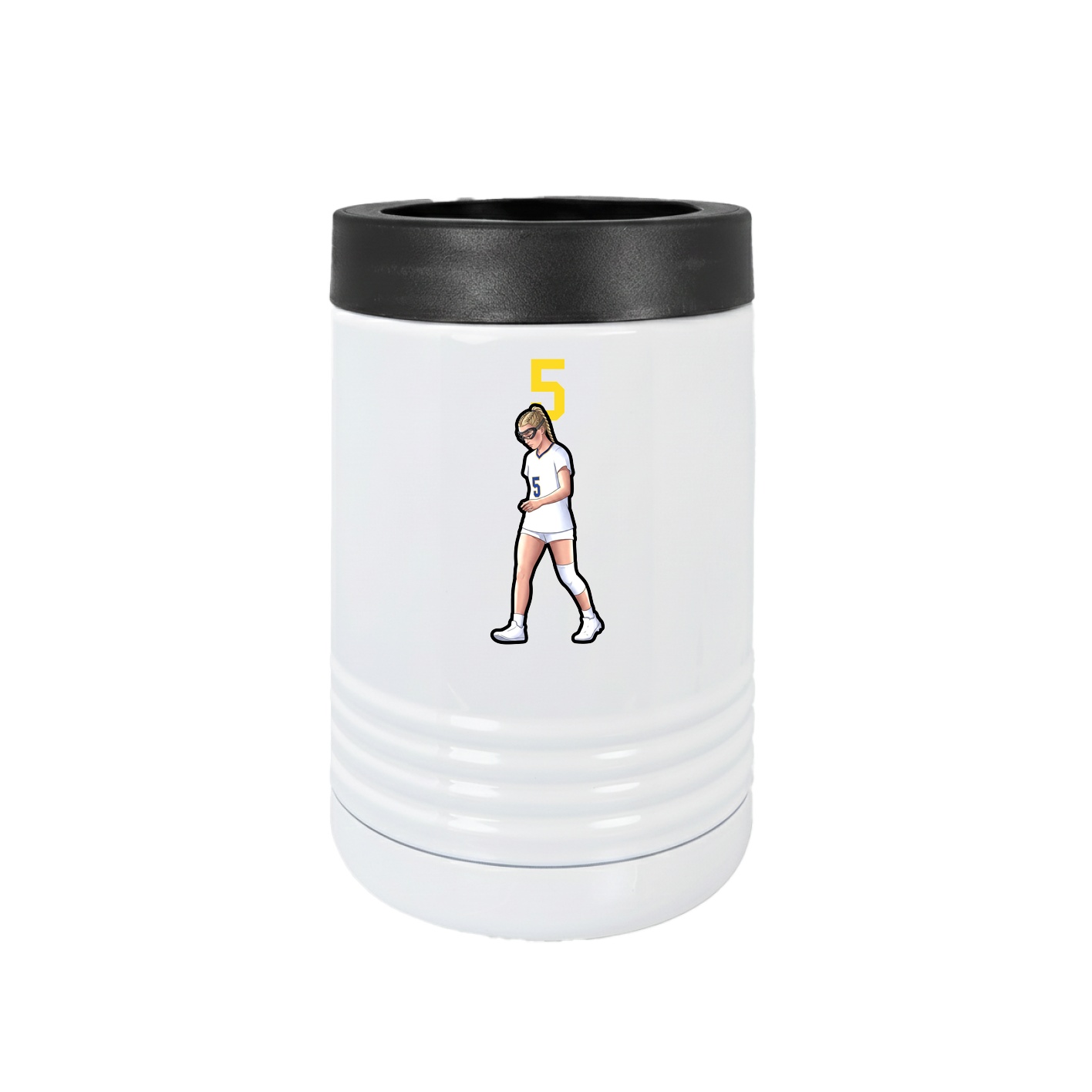 Beverage Holder — Number Top in White
