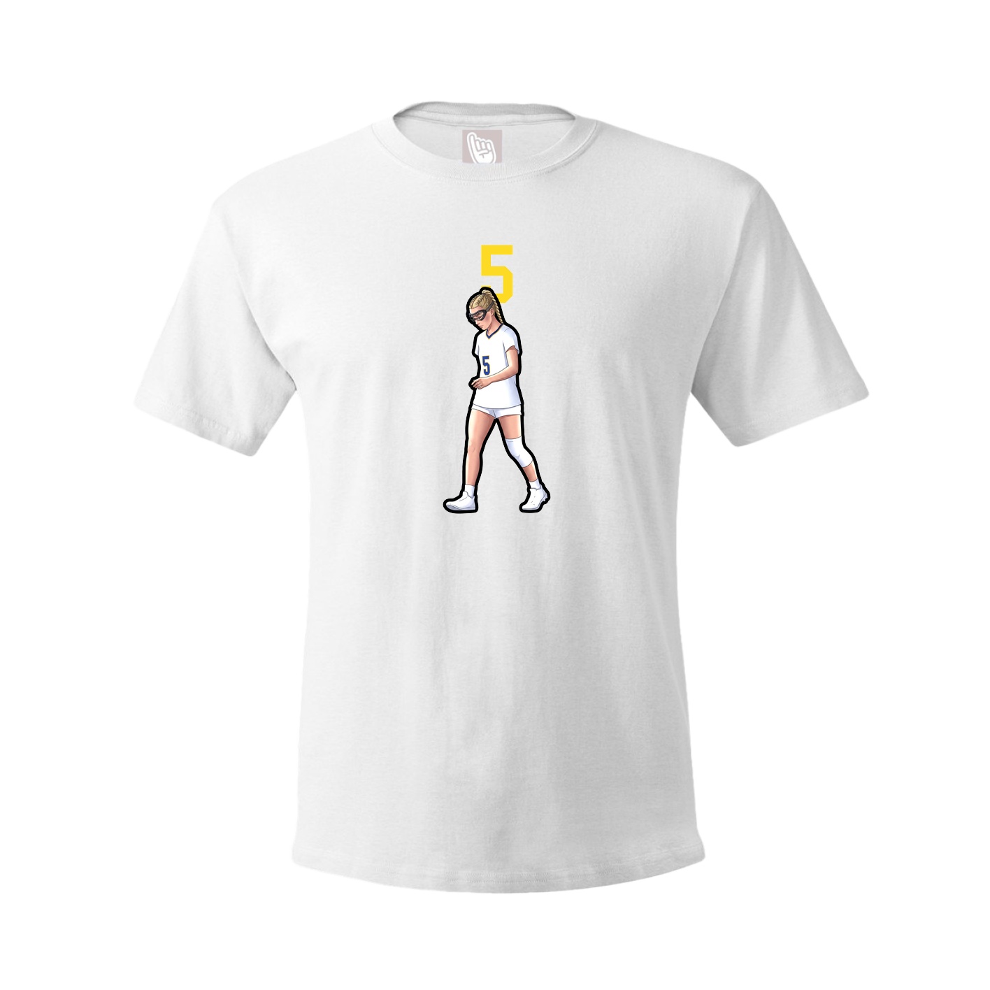 Tee — Number Top in White