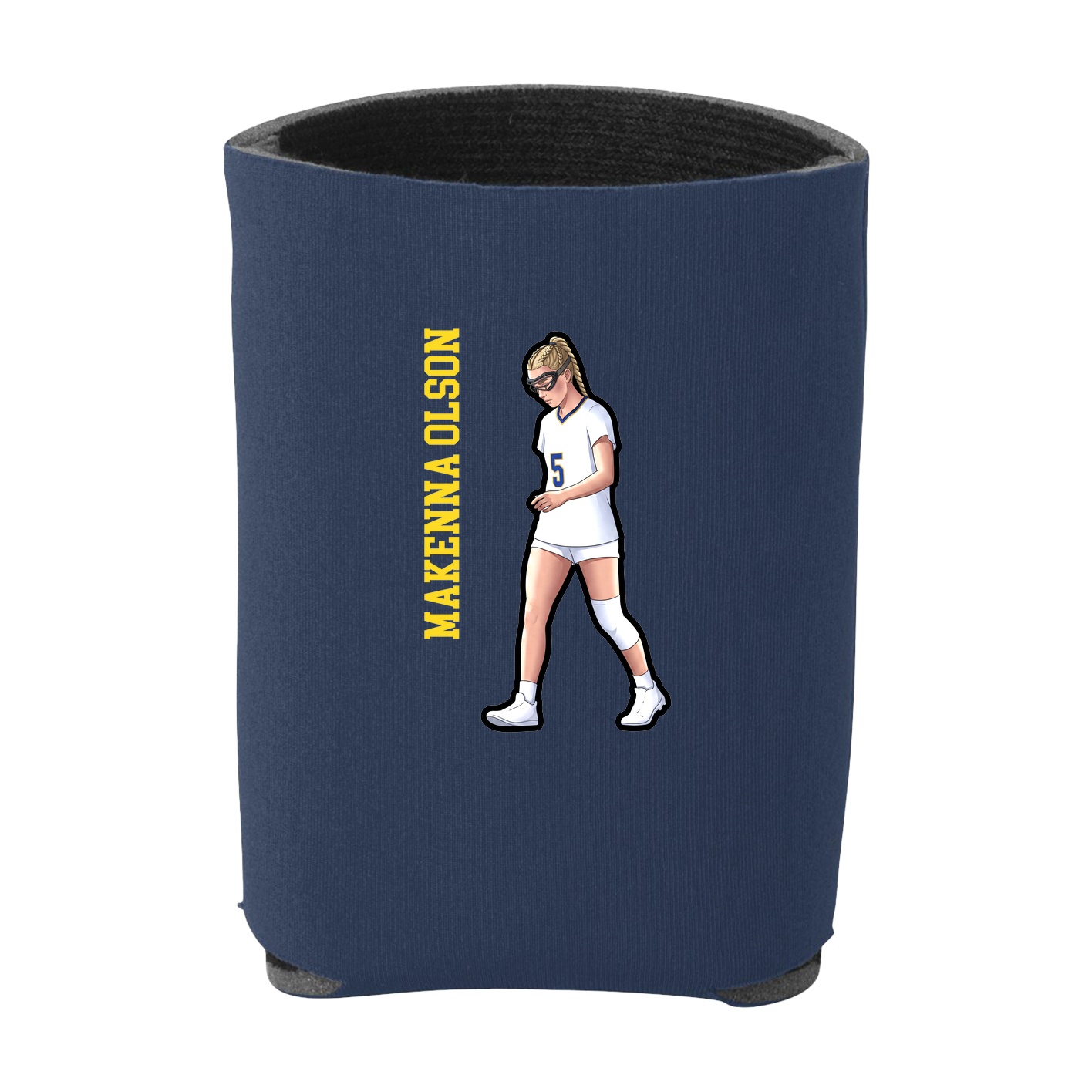 Can Holder — Name Vertical in Navy
