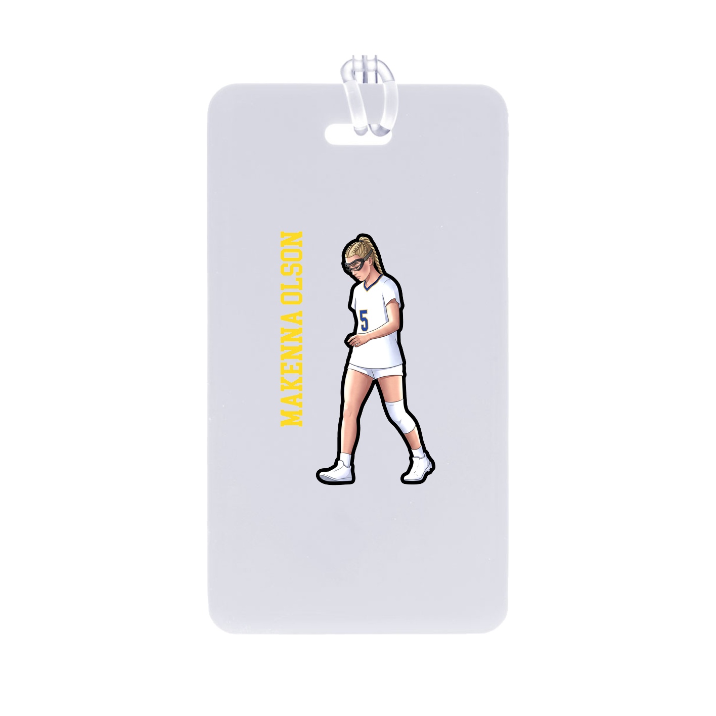 Bag Tag — Name Vertical in Classic