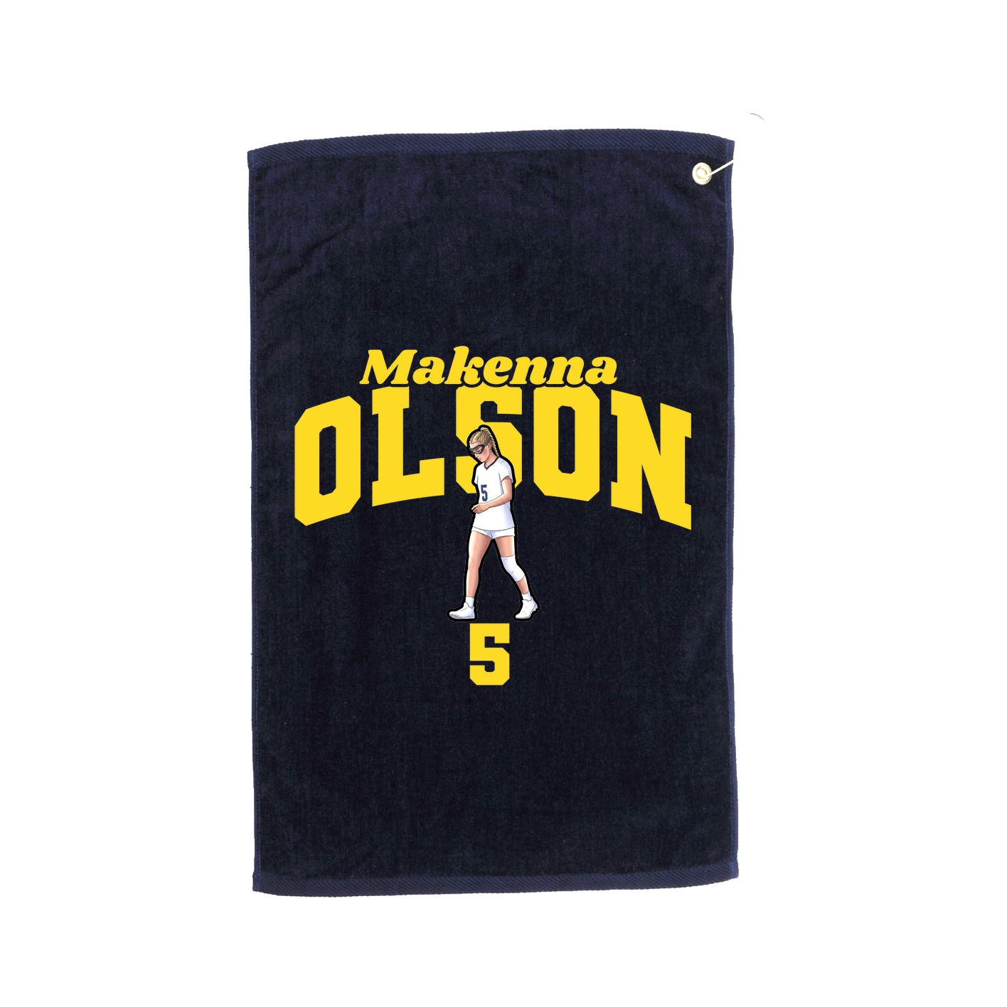 Golf Towel — Signature Arch in Navy