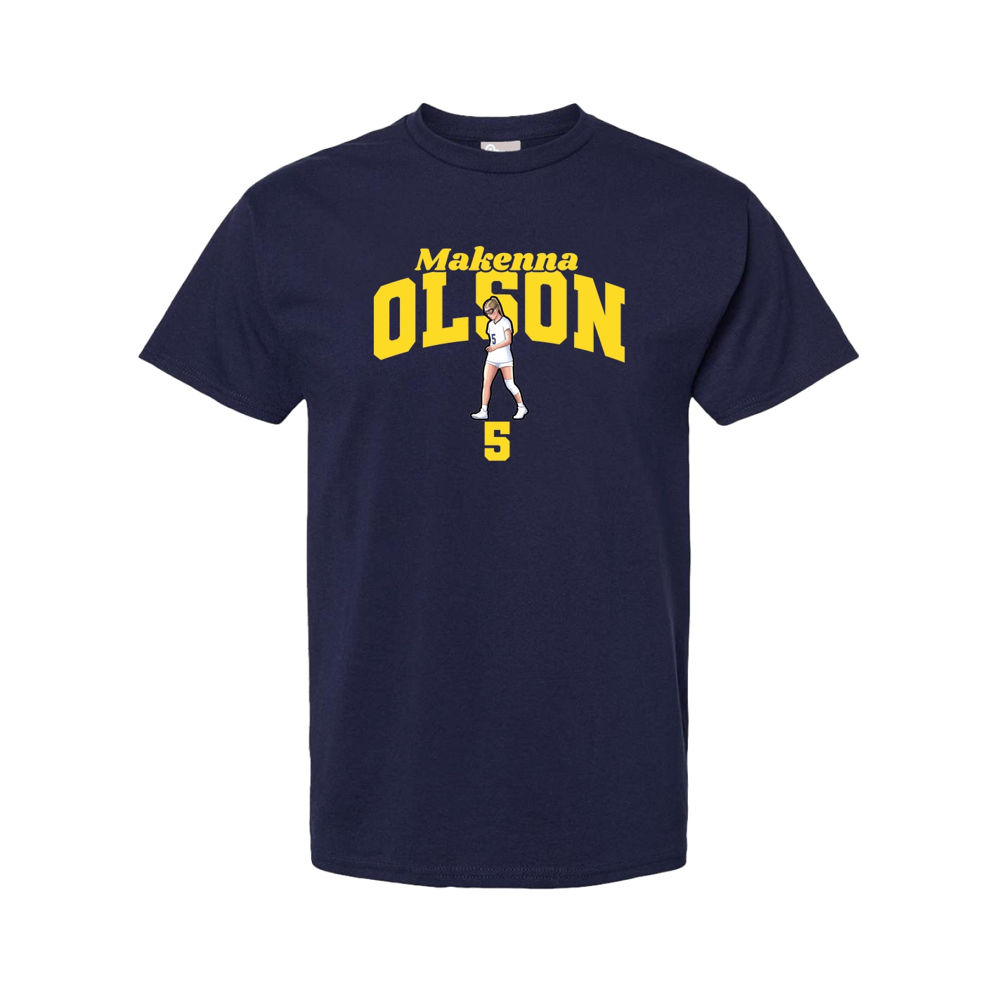 Youth Tee — Signature Arch in Navy