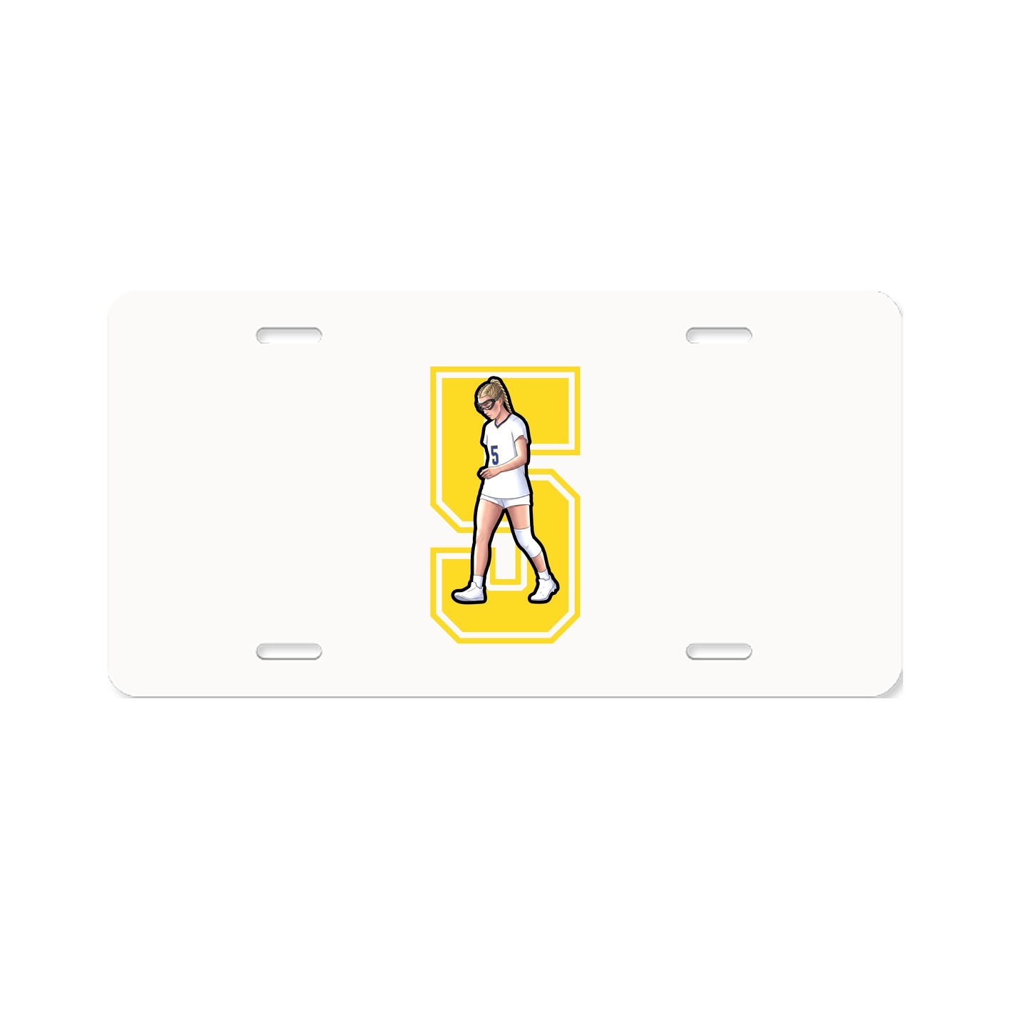 License Plate — Number in Classic