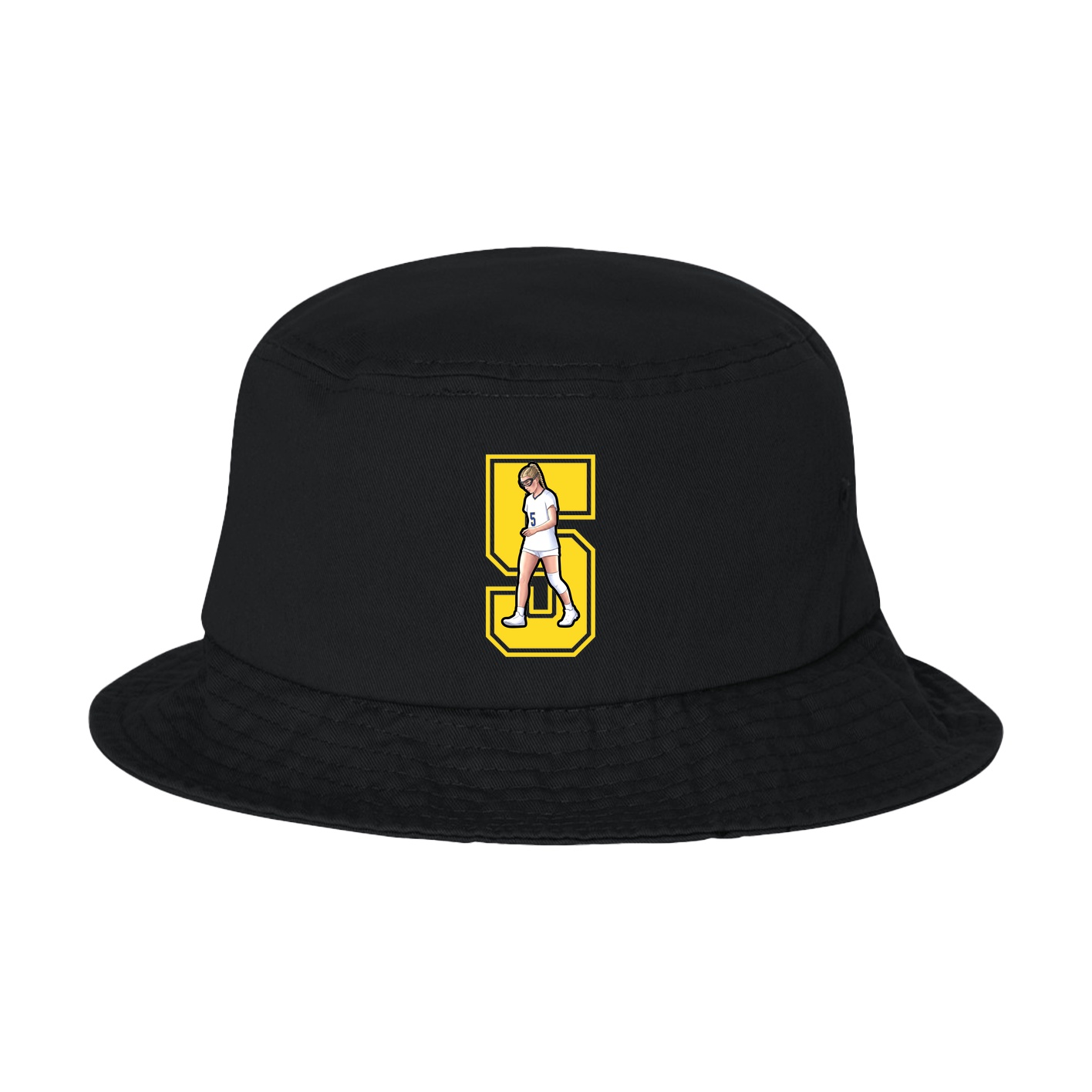 Bucket Cap — Number in Black