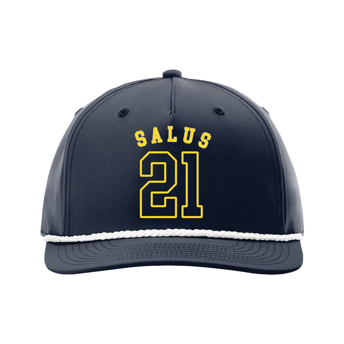 Five-Panel Classic Rope Cap — Shirsey Arch in Navy