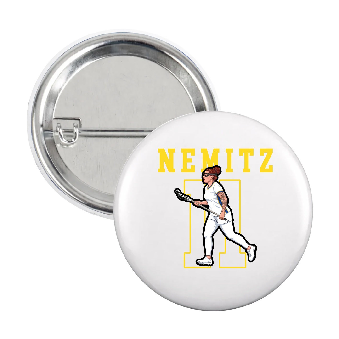 Game Day Button — Shirsey in White