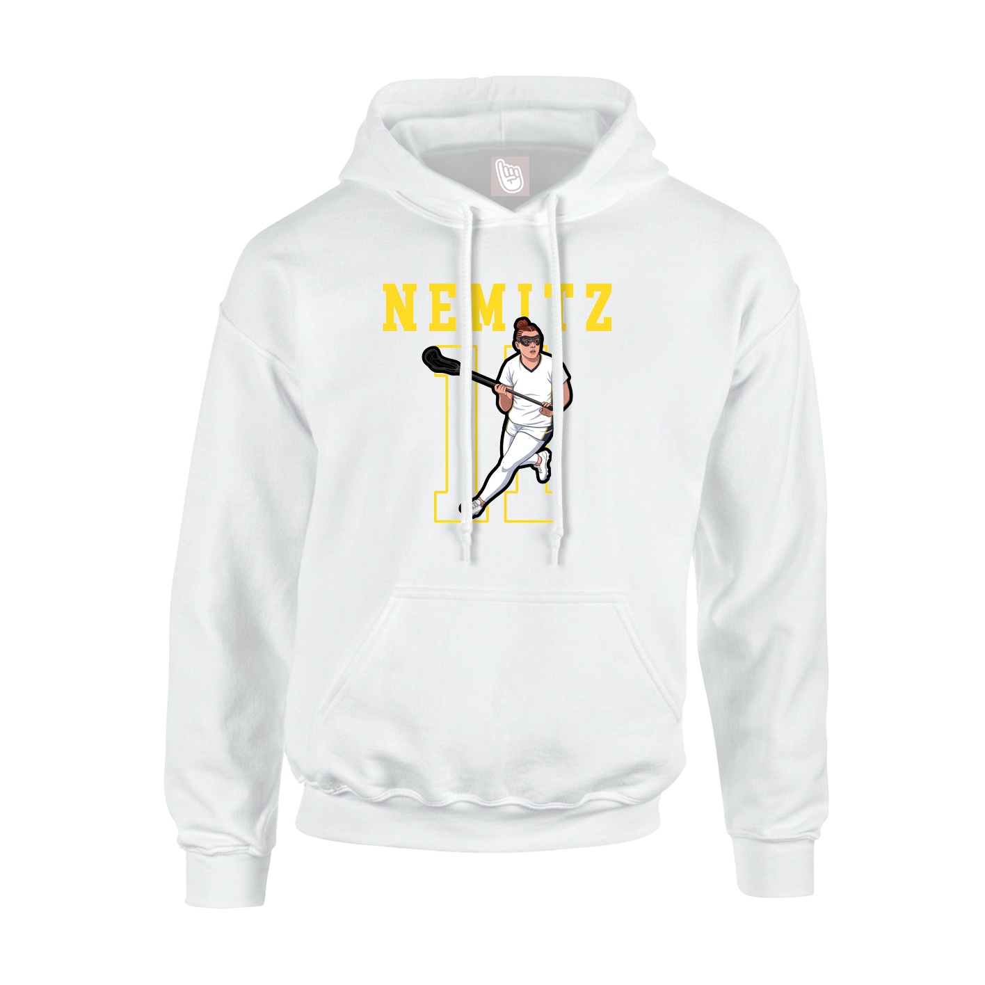 Hoodie — Shirsey in White
