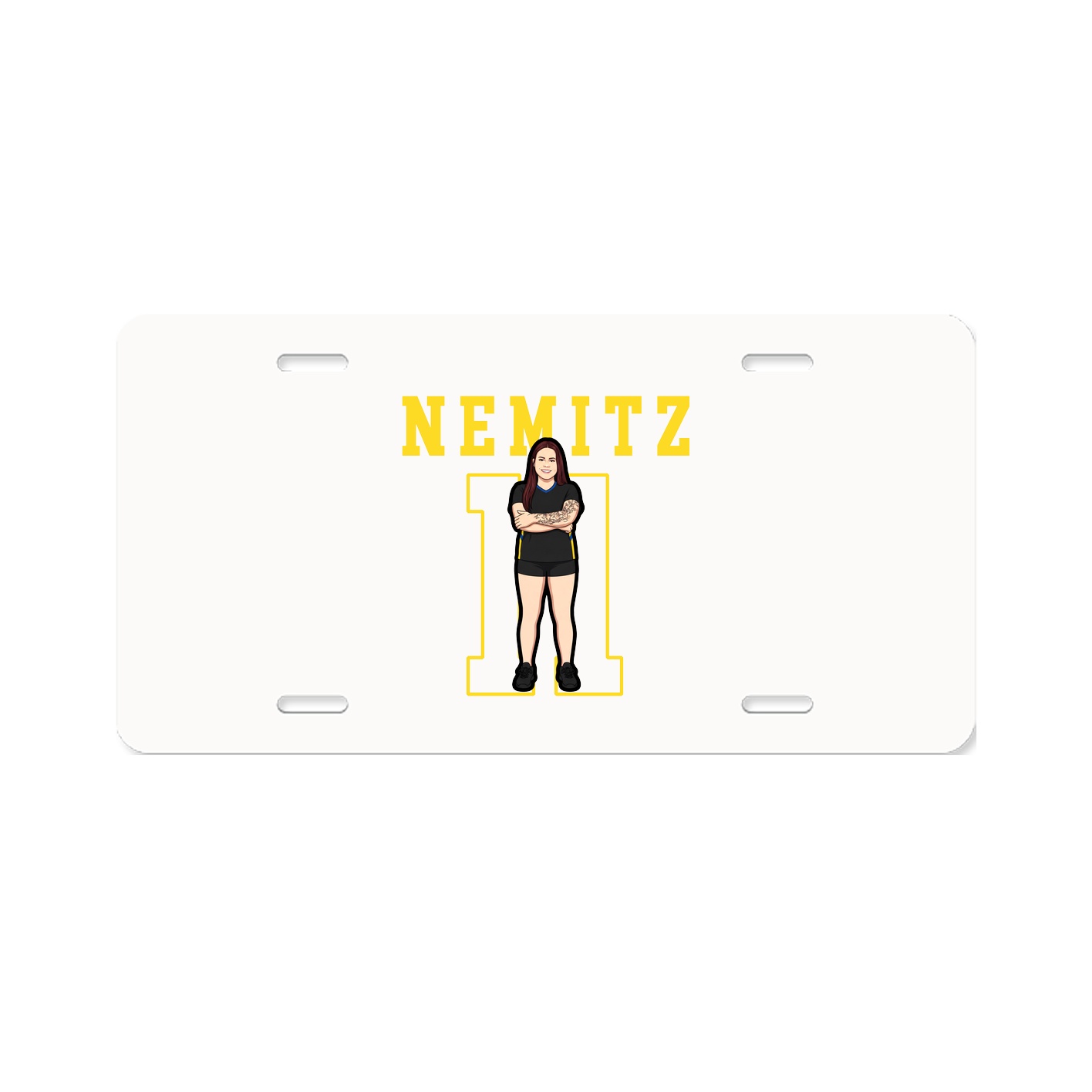 License Plate — Shirsey in Classic