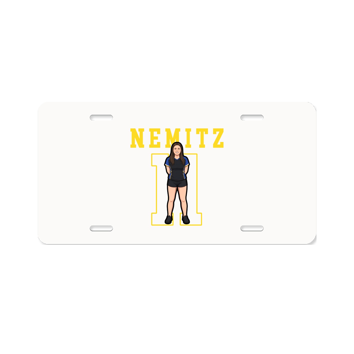 License Plate — Shirsey in Classic