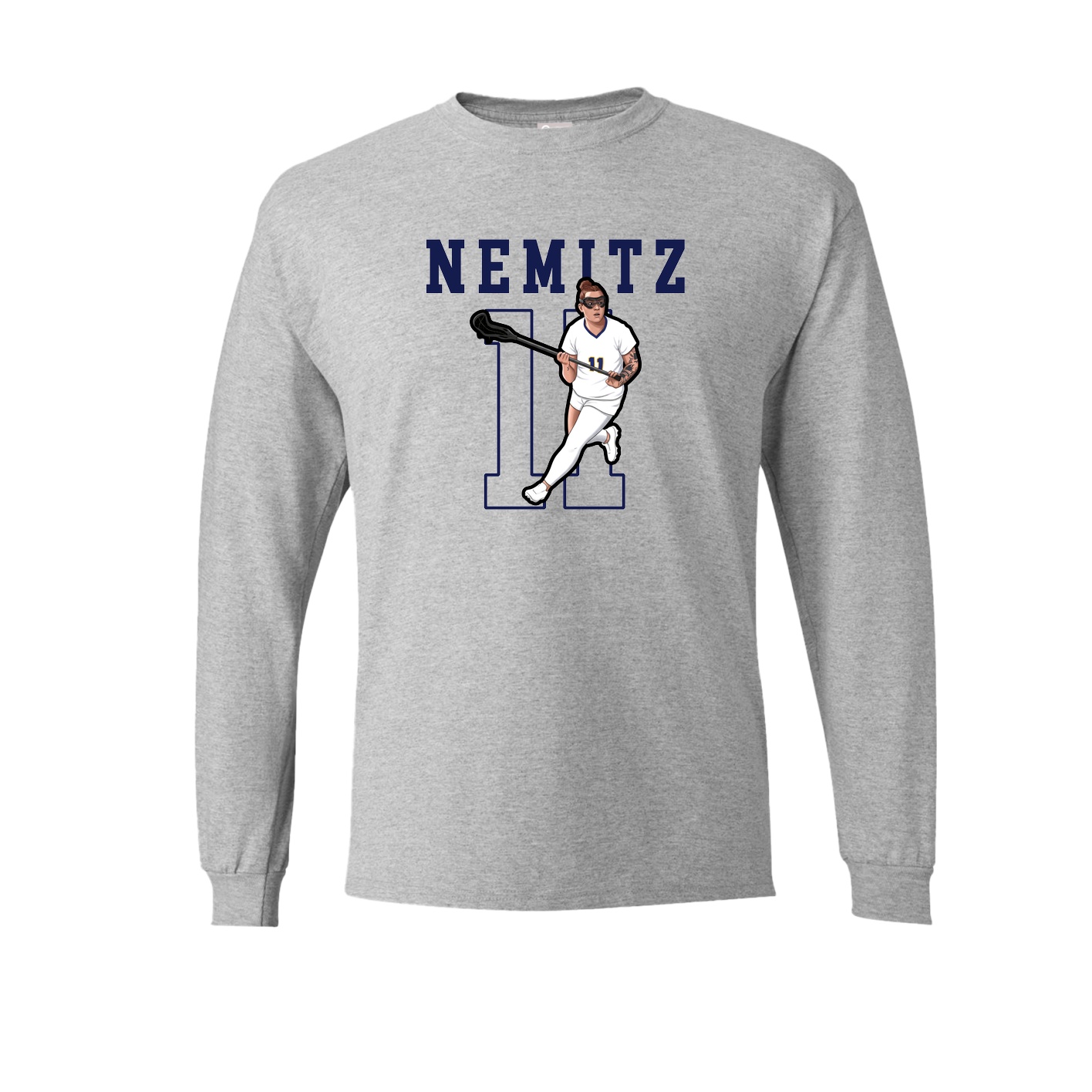 Long Sleeve Tee — Shirsey in Grey