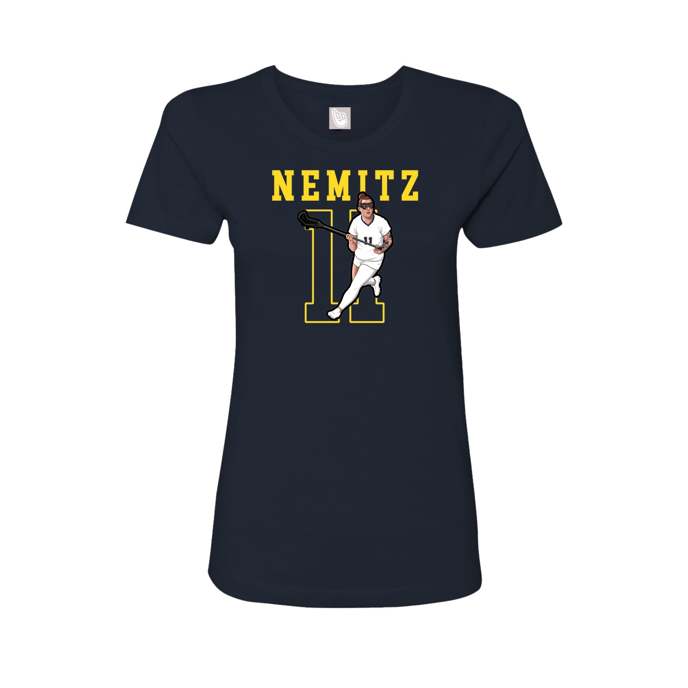 Fitted Women's Tee — Shirsey in Navy