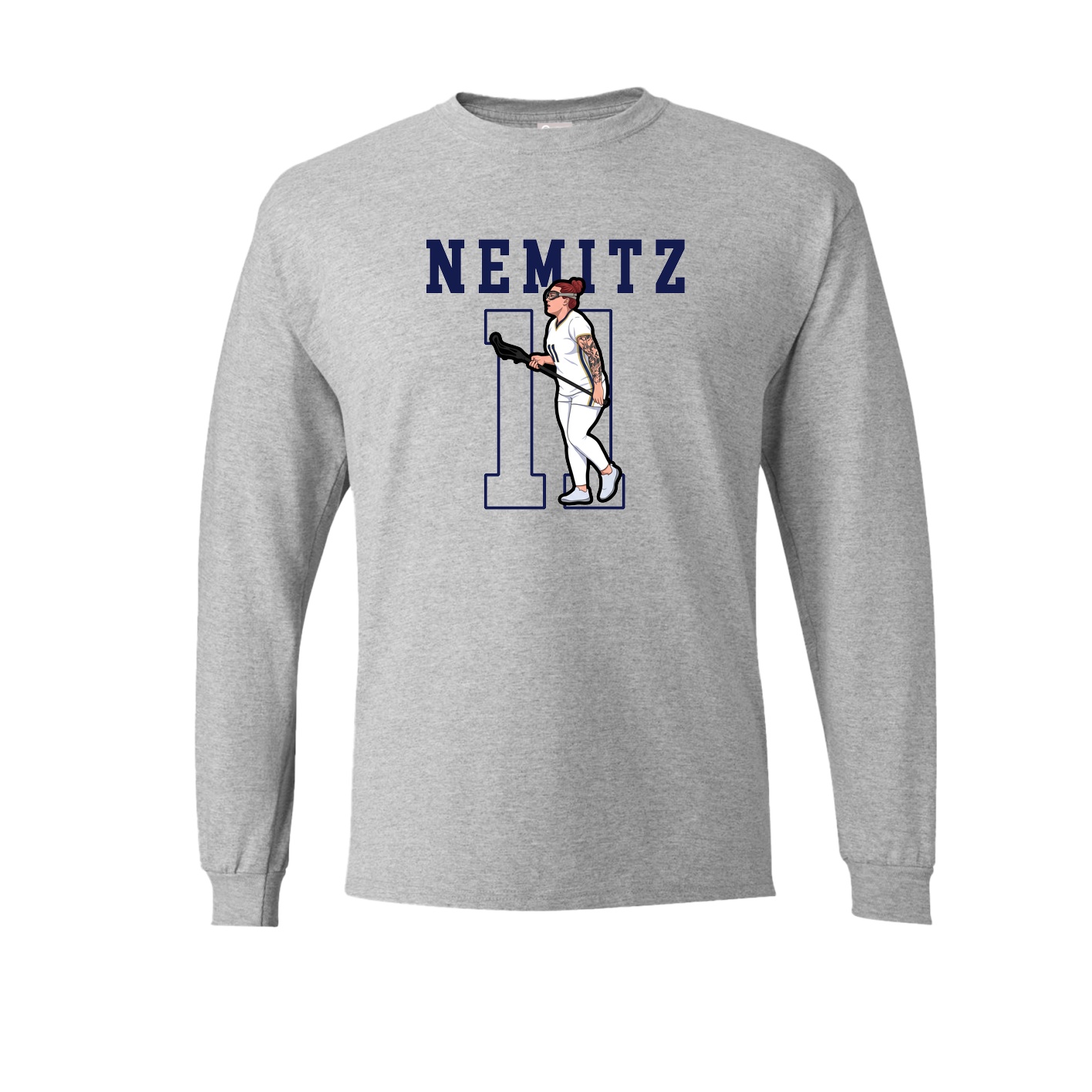 Long Sleeve Tee — Shirsey in Grey