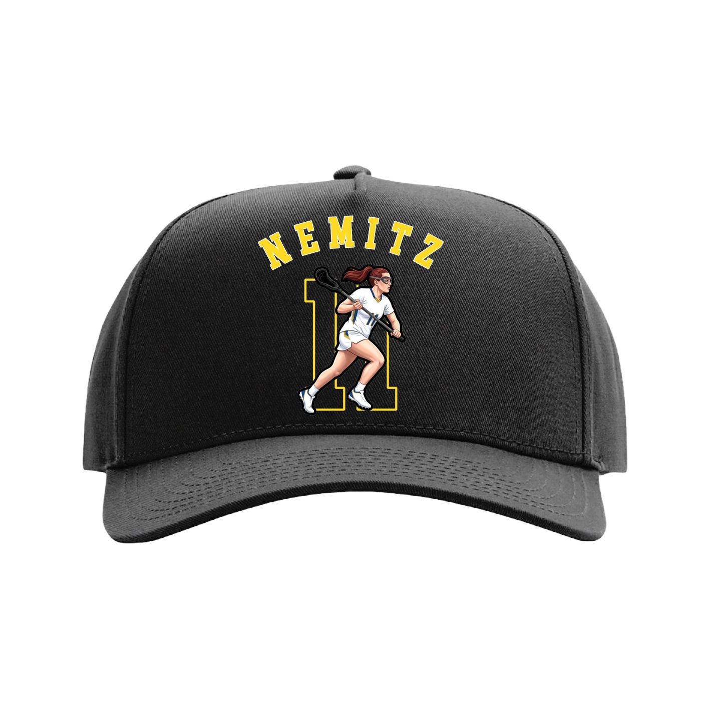 Full Fabric Five-Panel Champ Cap