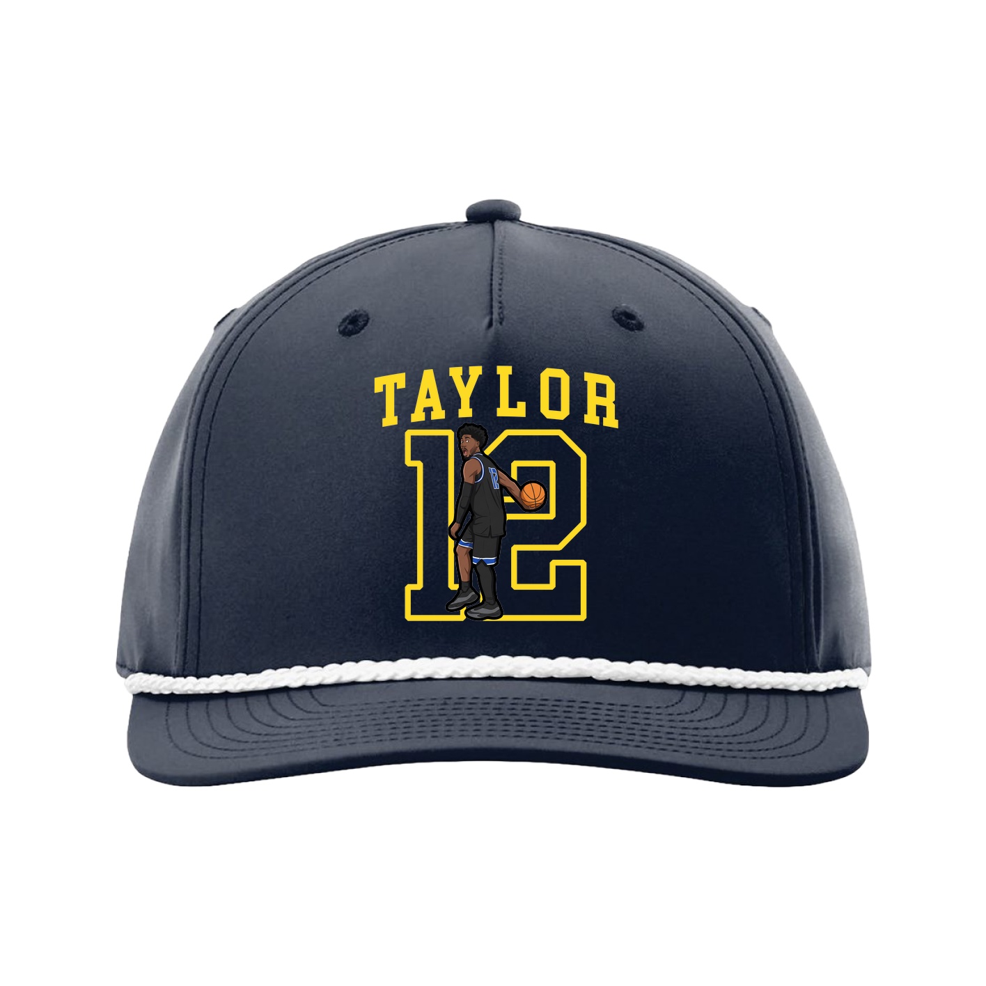Five-Panel Classic Rope Cap — Shirsey in Navy