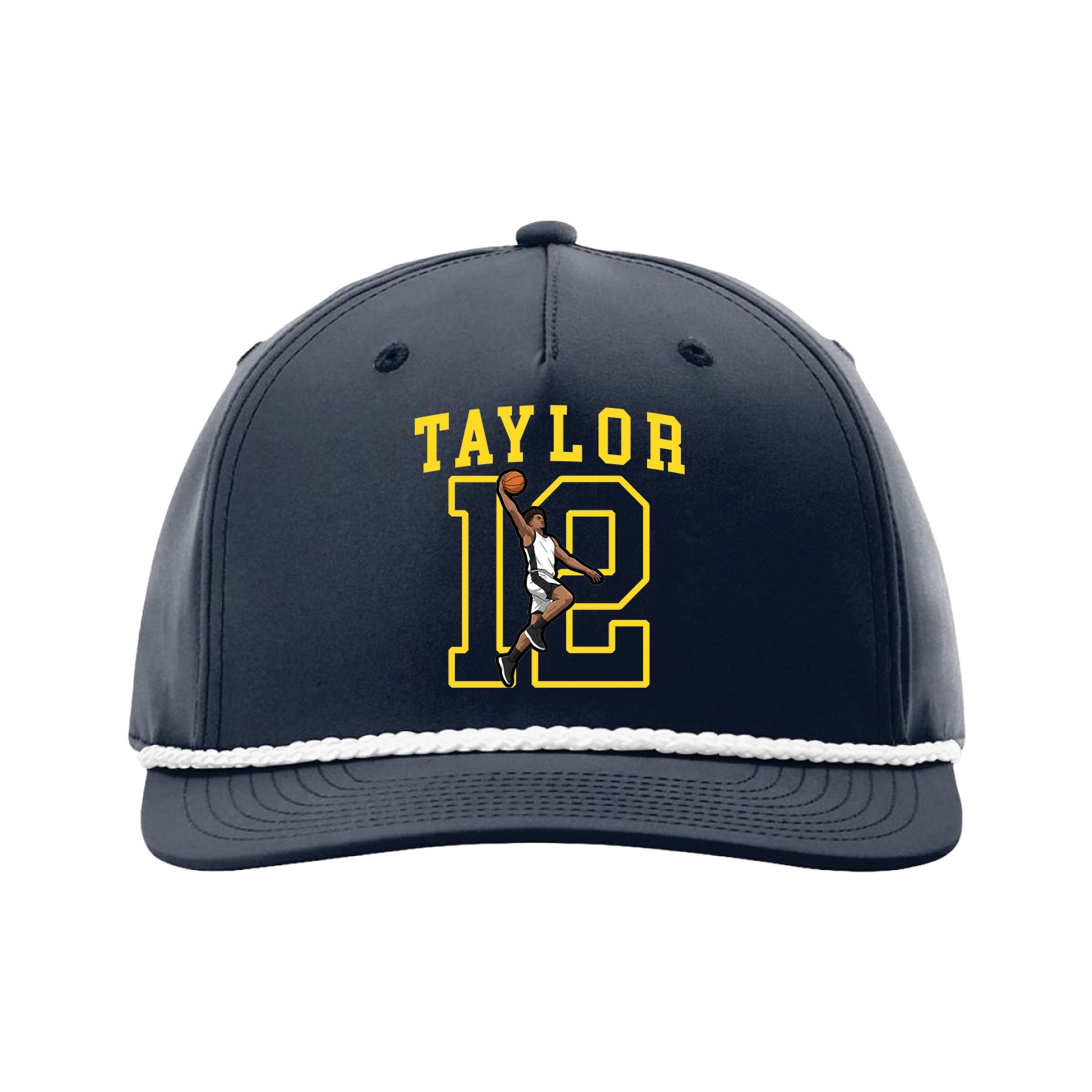 Five-Panel Classic Rope Cap — Shirsey in Navy