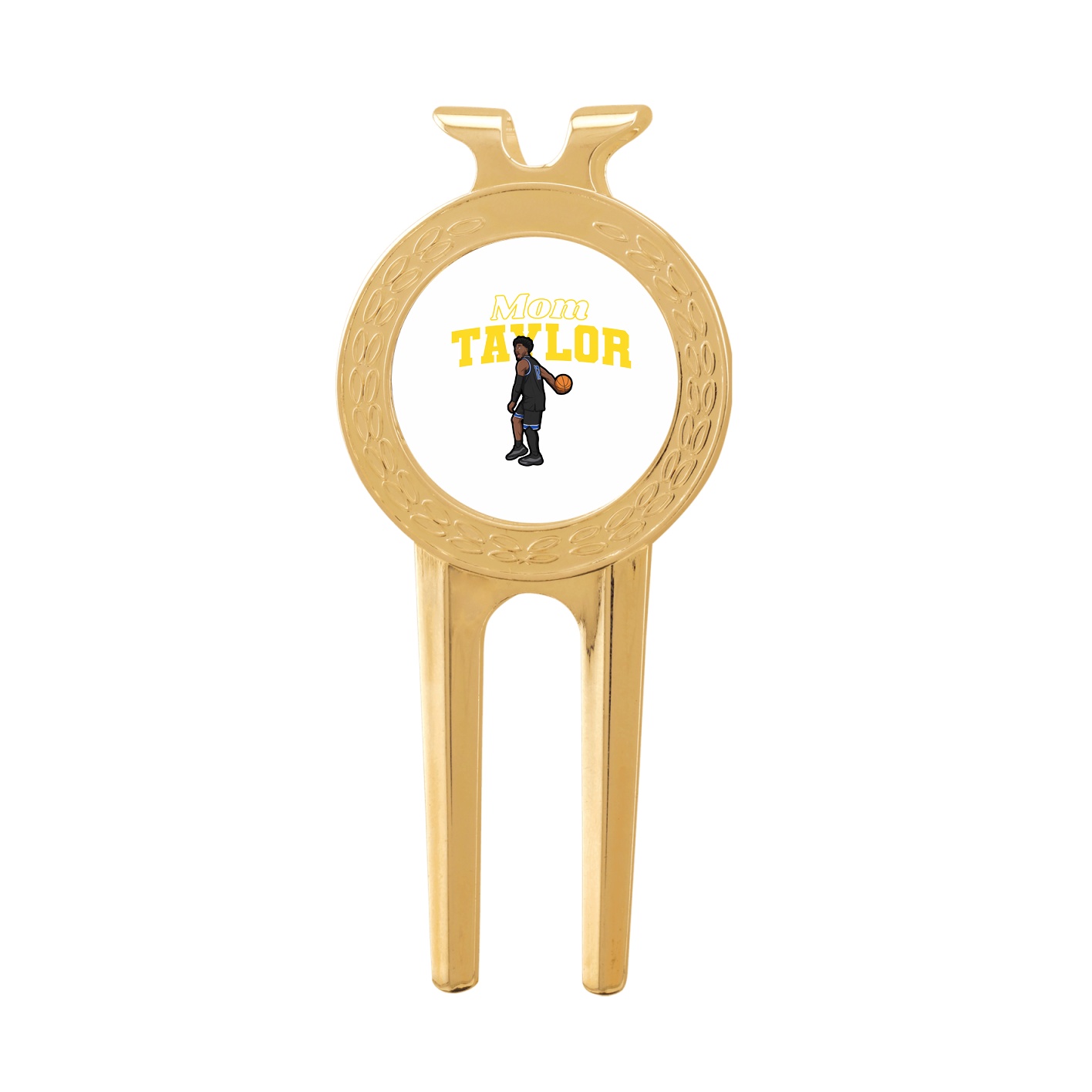 Divot Tool with Ball Marker — Mothers Day Block in Classic