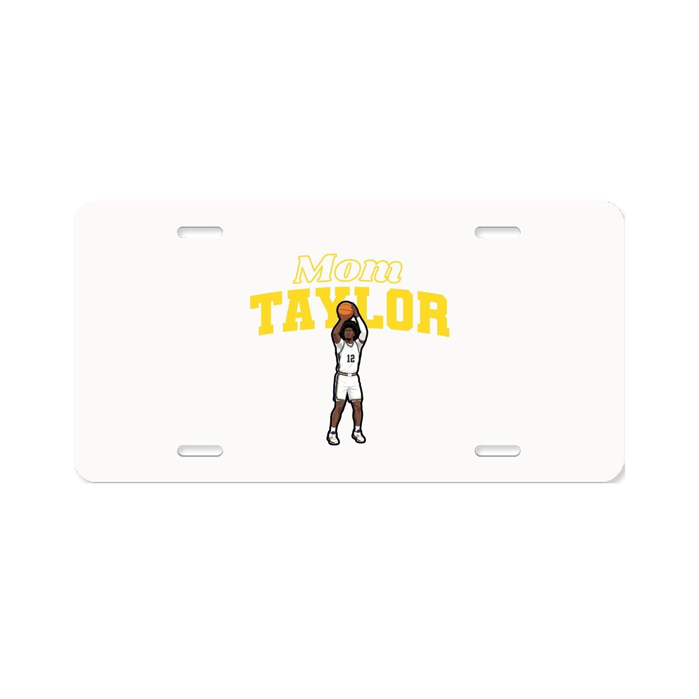License Plate — Mothers Day Block in Classic