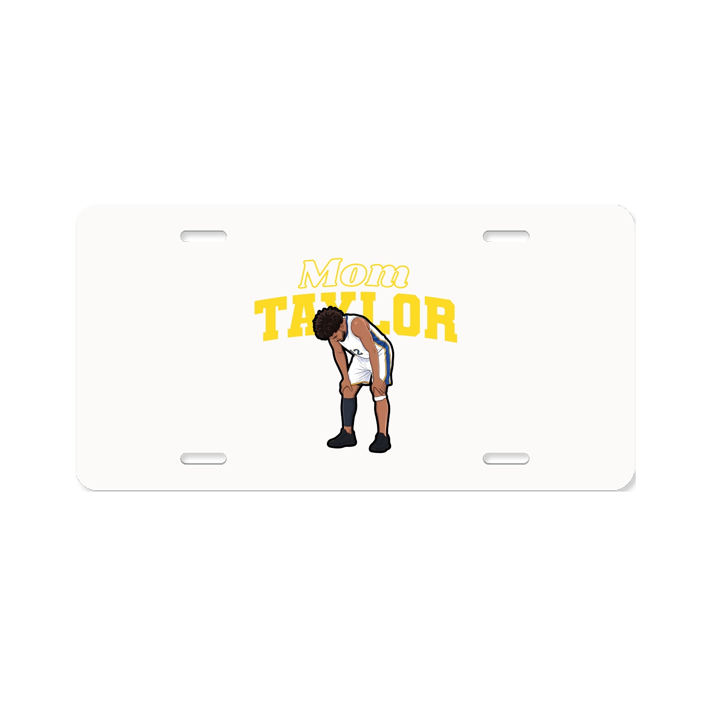 License Plate — Mothers Day Block in Classic