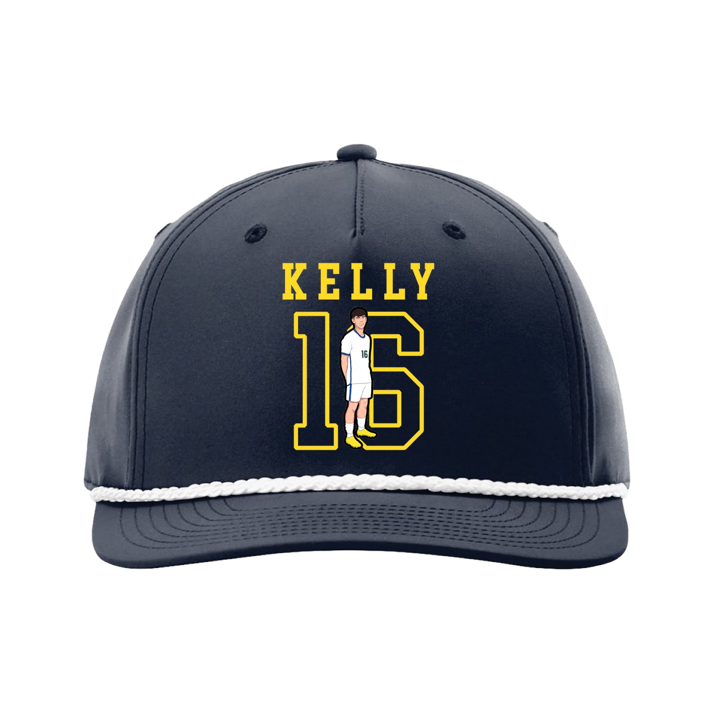 Five-Panel Classic Rope Cap — Shirsey in Navy