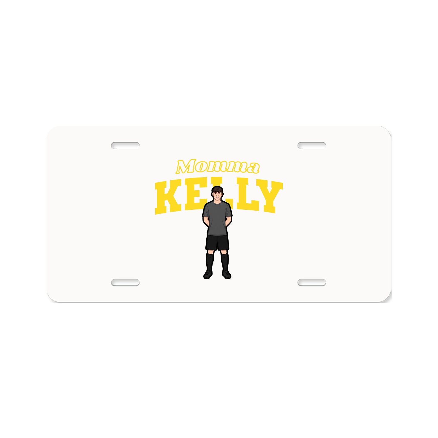 License Plate — Mothers Day Block in Classic