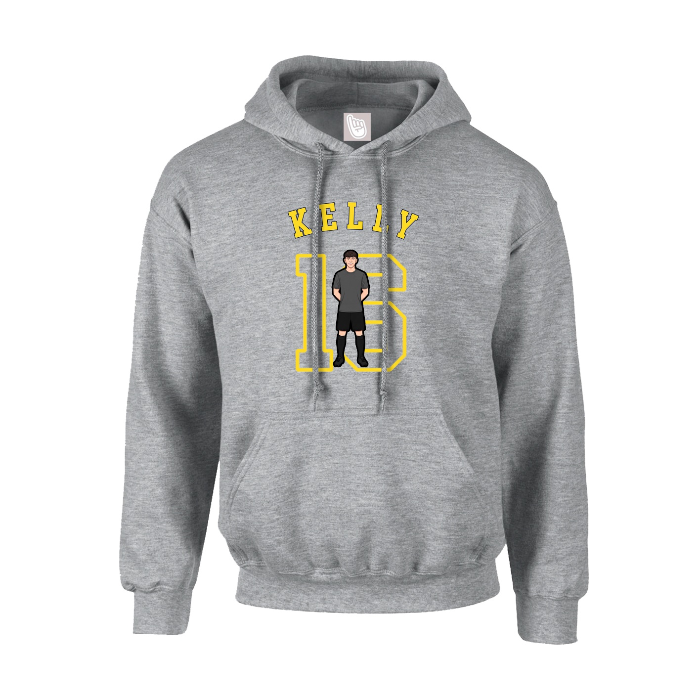 Youth Hoodie — Shirsey Arch in Grey