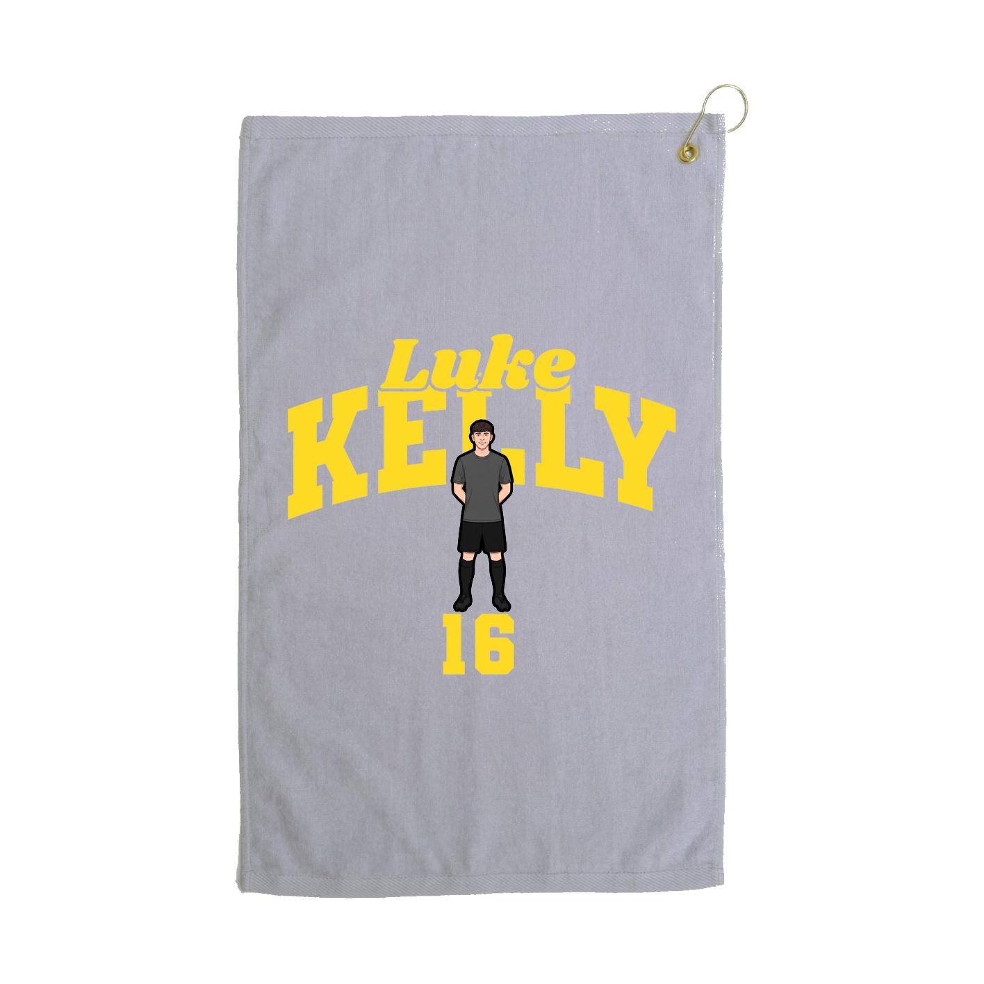 Golf Towel — Signature Arch in Grey