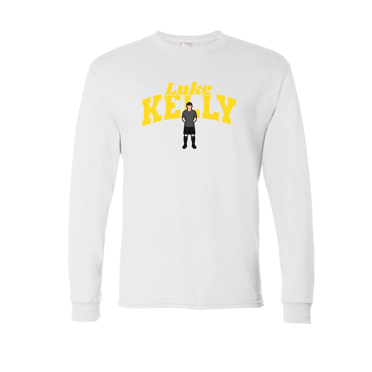 Long Sleeve Tee — Signature Arch in White