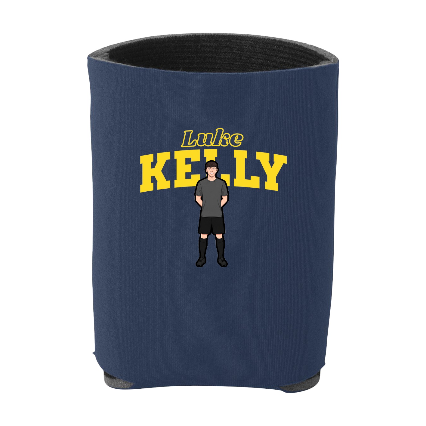Can Holder — Name Arch in Navy