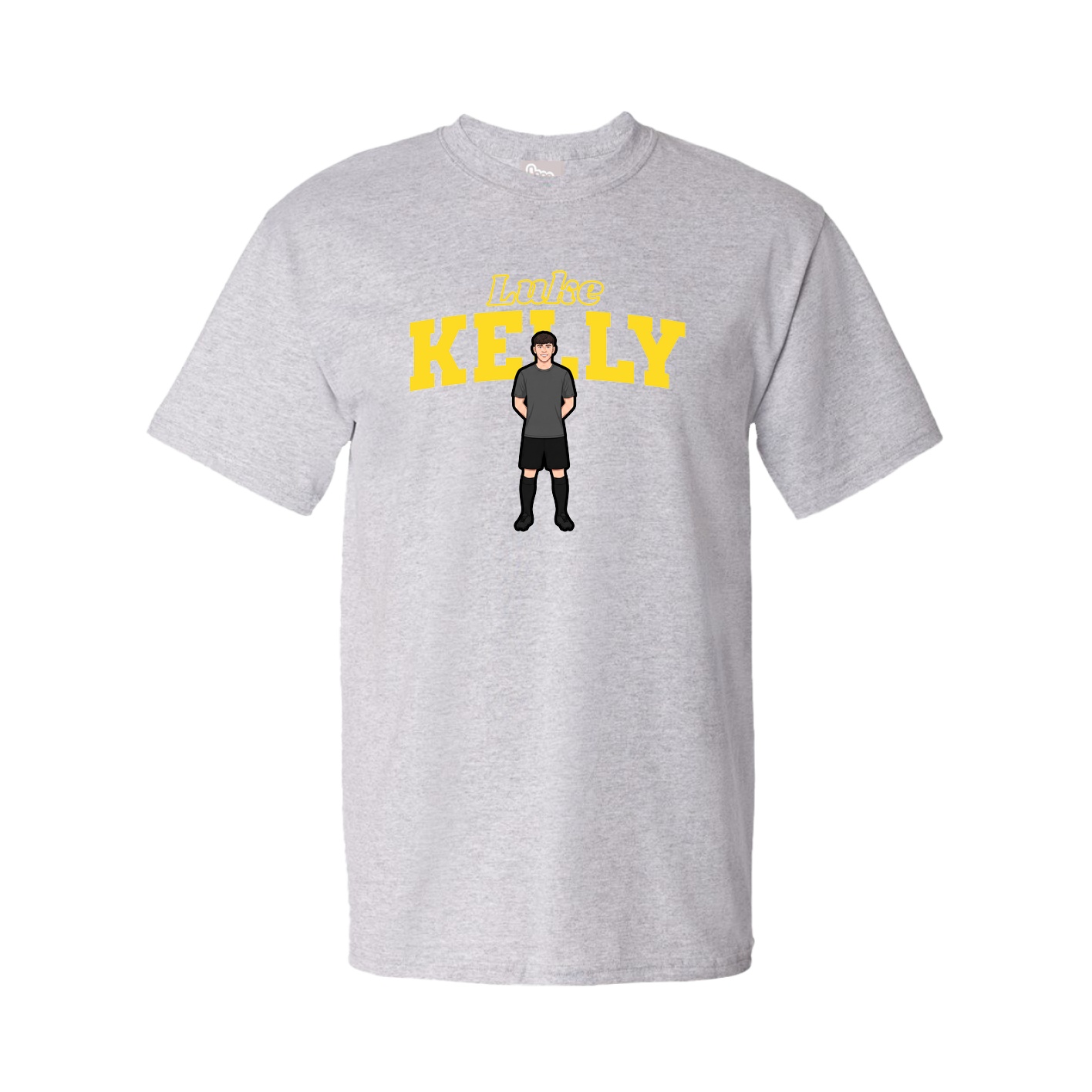 Tee — Name Arch in Grey
