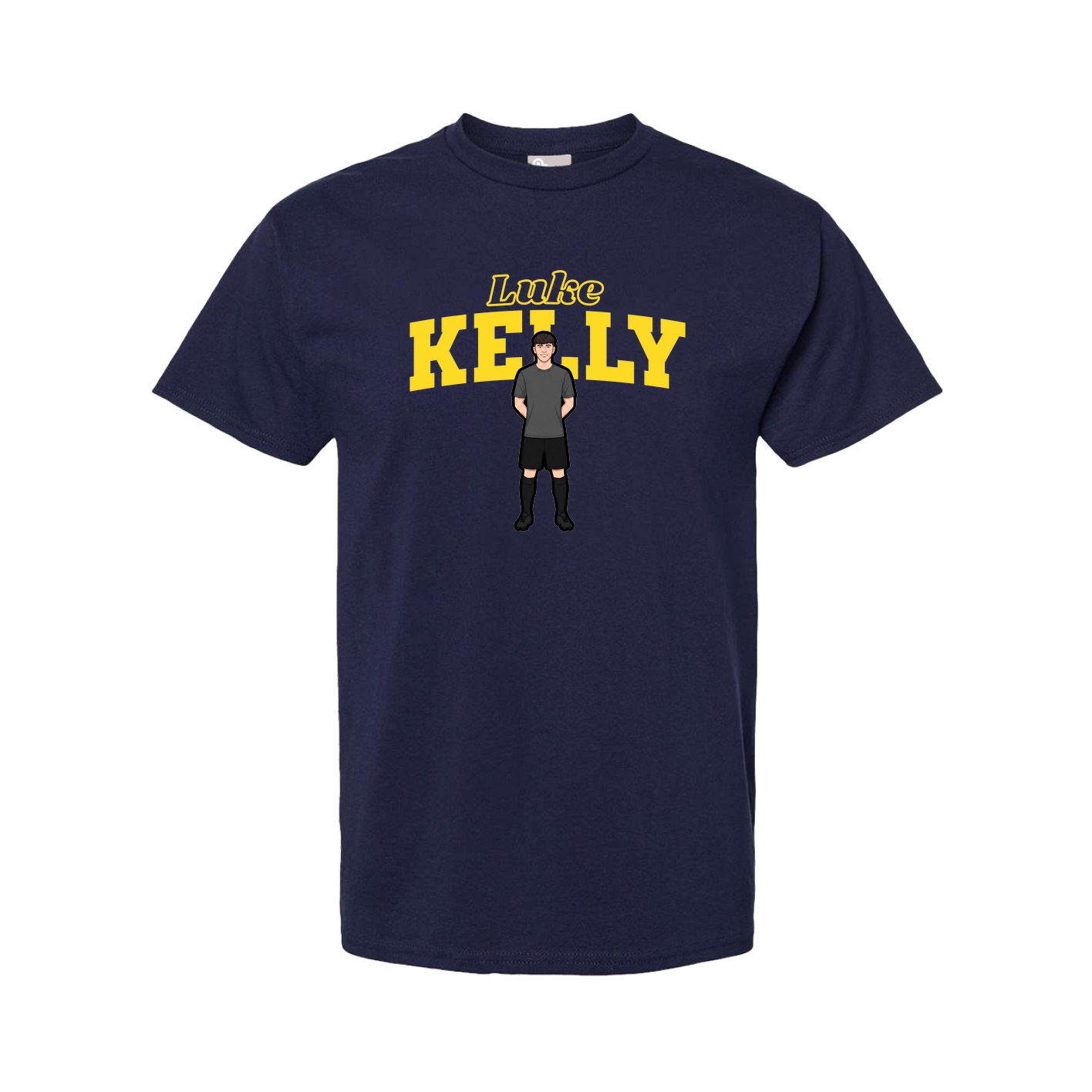 Tee — Name Arch in Navy