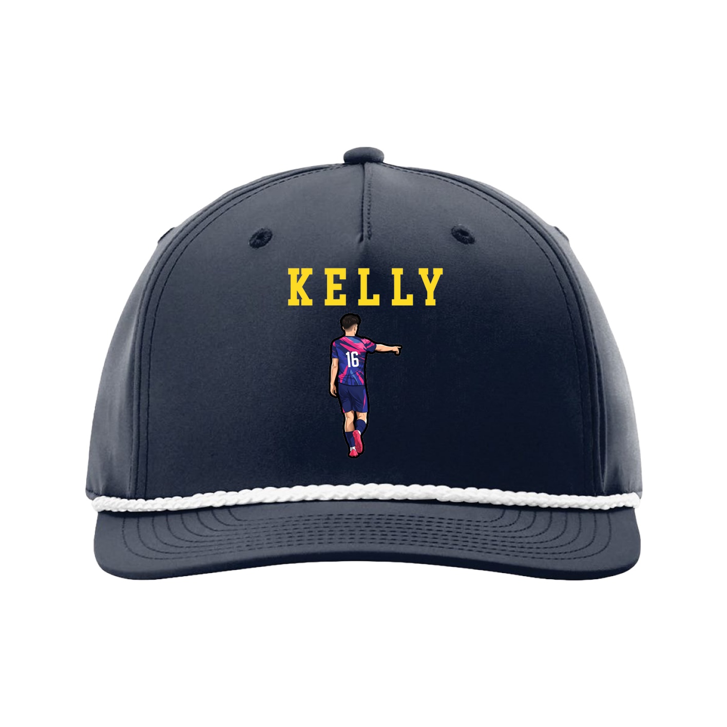 Five-Panel Classic Rope Cap — Shirsey in Navy