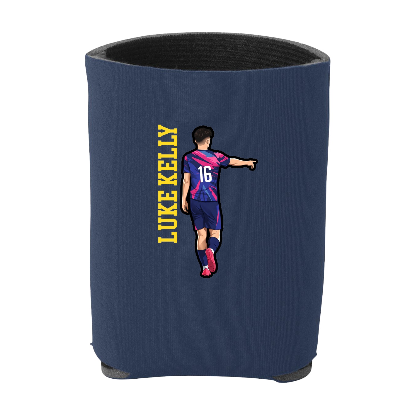 Can Holder — Name Vertical in Navy