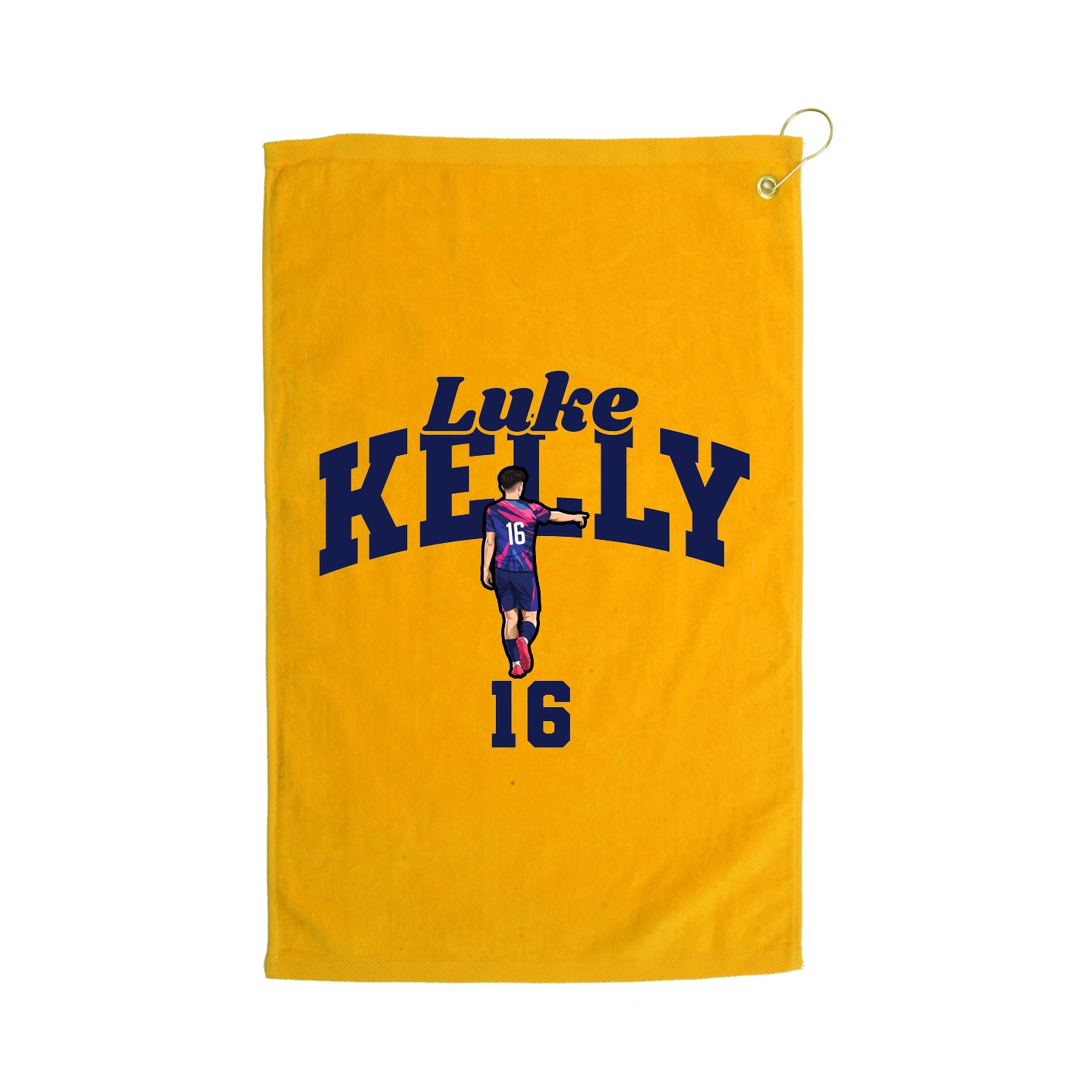 Golf Towel — Signature Arch in Gold